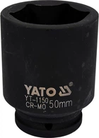 Головка торцевая ударная YATO шестигранная удлиненная 3/4" 50 мм YT-1150 (5906083911507)
