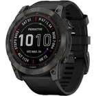 Смарт-годинник Garmin Fenix ​​7X Sapphire Solar Carbon Gray DLC Titanium with Black Band (010-02541-10/11)