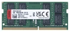 Оперативная память Kingston ValueRAM SODIMM DDR4-3200 16384MB PC4-25600 Green (KVR32S22D8/16WP)
