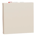 Выключатель кнопочный Schneider Electric Unica New 2 модуля бежевый NU320644