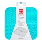 Килимок для злизування WAUDOG Silicone, 190×190×10 мм, блакитний