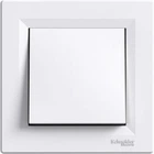 Перемикач 1-клавішний Schneider Electric Asfora самозажимний білий EPH0400121