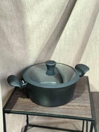 Кастрюля с крышкой Edenberg EB-3483 18х8 см 1.5 л черная 5131541