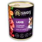 Влажный корм Savory для стерилизованных котов с ягненком 400 г