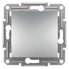 Вимикач одноклавішний Schneider Electric Asfora алюміній EPH0100161