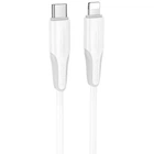 Дата кабель Borofone BX119 New Type-C to Type-C 60W (1m) (White) (230416)