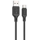 Дата кабель HOCO X90 Cool silicone USB to Type-C (1m) (Black) (199125)