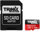Карта памʼяті TriniX microSDXC 128GB UHS-I U3 V30 + SD-адаптер (90-00036)