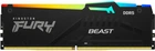 Оперативная память Kingston Fury Beast DDR5-6000 RGB 16384MB PC5-48000 Black (KF560C30BBEA-16)