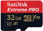 Карта пам'яті SANDISK Extreme Pro microSDHC 32GB UHS-I U3 + SD-адаптер (SDSQXCG-032G-GN6MA)
