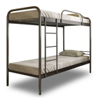 Ліжко металеве двоярусне Relax DUO 80х200 см чорне