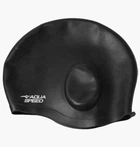 Шапочка для плавания Aqua speed Ear Cap Comfort 9894 Black 289-07 MISC