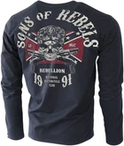 Лонгслів Dobermans Aggressive Sons Of Rebels LS196BK M