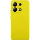 Чохол TPU GETMAN Liquid Silk Full Camera для Xiaomi Redmi Note 13 4G Жовтий / Flash