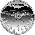 Пам`ятна монета НБУ 5грн `Українська бавовна. БПЛА "Vampire"` у сувенірному пакованні