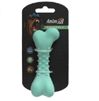 Игрушка AnimAll GrizZzly для собак, кость, зеленая, 11×4.7 см