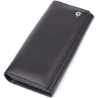Жіночий гаманець із натуральної шкіри ST Leather 23088 Чорний