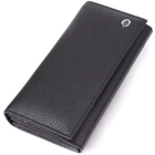 Кошелек ST Leather 23084 17,5х9х3 см Черный