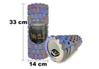 Масажний ролик EasyFit Grid Roller 33 см v.1.1 Multi Синій (A-021478)