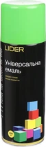 Эмаль аэрозольная Lider универсальная Ral 6018 салатовая 400мл