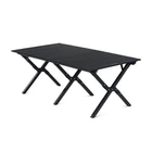 Стіл розкладний великий Naturehike CNK2300JU010, алюміній, чорний