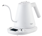 Електрочайник Adler AD 1349 White (білий) — 1,0 л, 40–100°C (крок 5°C), пресети 91/93/96°C, LED-дисплей, Keep Warm 120 хв, база 360°
