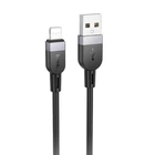 Кабель USB Hoco X109 Energy Silicone Lightning 3м 2.4A (чорний)