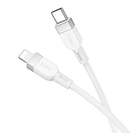 Кабель USB HOCO X109 Type-C/Type-C Silicone 60W, 1м, белый