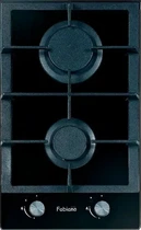 Варочная поверхность газовая Fabiano FHG 162 VGH Black Glass