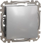 Перемикач 1-клавішний Schneider Electric Sedna Design алюміній SDD113106
