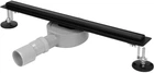 Трап линейный Fala Wave Slim Black 70х3х7&nbsp;см с сифоном 56 мм нержавеющая сталь (71637_f)