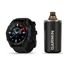 Смарт-годинник Garmin Смарт-годинник Garmin Descent Mk3i - 43 мм, титан Carbon Grey DLC з чорним силіконовим ремінцем + трансивер Descent T2