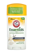 Arm & Hammer, Essentials, дезодорант із натуральними дезодорувальними речовинами, магній, ваніль і сандалове дерево, 71 г