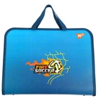 Папка-портфель YES, 6*35*3 см., Football, на молнии, (492311)