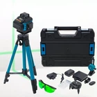 Лазерный уровень 4D на 16 линий с пультом и штативом Laser Line Аккумуляторный портативный нивелир в кейсе