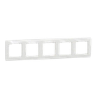 Рамка Schneider Electric Sedna Design пятиместная белая SDD311805