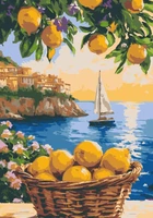 Картина за номерами Riviera Blanca Лимонне літо 28x40 см (RB-1173)