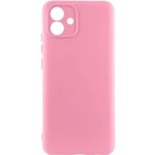 Чохол TPU GETMAN Liquid Silk Full Camera для Samsung Galaxy A07 Pink