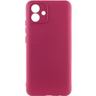 Чехол TPU GETMAN Liquid Silk Full Camera для Samsung Galaxy A07 Marsala