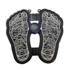 Массажный коврик для ступней EMS Foot Massager, импульсный электрический массажер для стоп черный