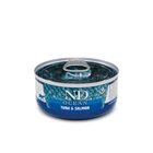 Влажный корм для кошек Farmina N&D Grain Free Ocean Cat Tuna & Salmon 70 г