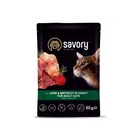 Влажный корм Savory Adult для кошек с ягнёнком и свеклой 85 г