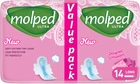 Гігієнічні прокладки Molped Ultra Long Eco 5 крапель 14 шт. (8690536825189)