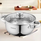 Кастрюля из нержавеющей стали 3.8 л Ардесто Gemini Gourmet Aosta