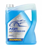 Антифриз MANNOL 4011 Longterm Antifreeze AG11 -40°C 5л синий готовый раствор