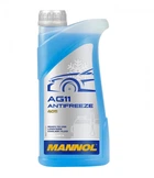Антифриз MANNOL 4011 Longterm Antifreeze AG11 -40°C 1л синий готовый раствор