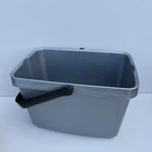 Відро пластикове для прибирання 36х23х24 см R plastik 25003 сіре