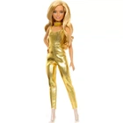 Лялька Barbie Модниця в золотистому комбінезоні (HRH19)
