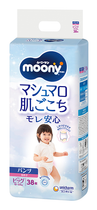 Подгузники-трусики Moony для девочек XL 12-22 кг 38 шт (4903111208098)
