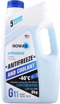 Антифриз синий NOWAX NX05002 G11 Hybride formula -40C - 5кг